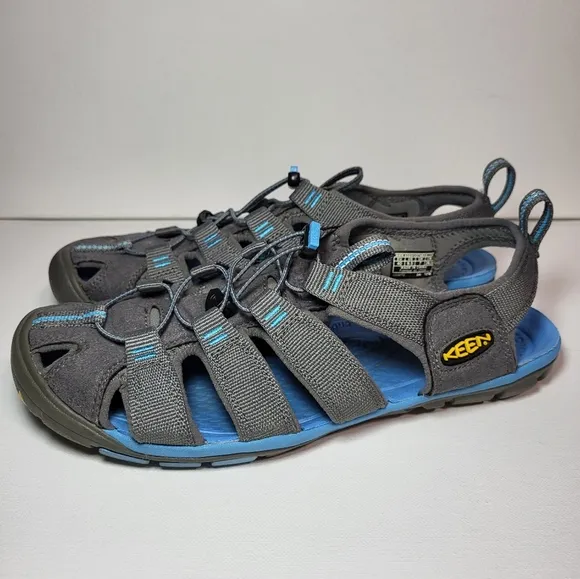 KEEN Clearwater CNX Multi-Sport Sandals Women's Size 9.5 Gray/Blue