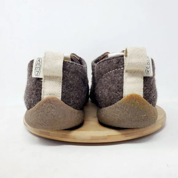 KEEN Mosey Shoes Mens 11.5 Wool Derby Brown Lace Up Low Comfort Sneaker Moc