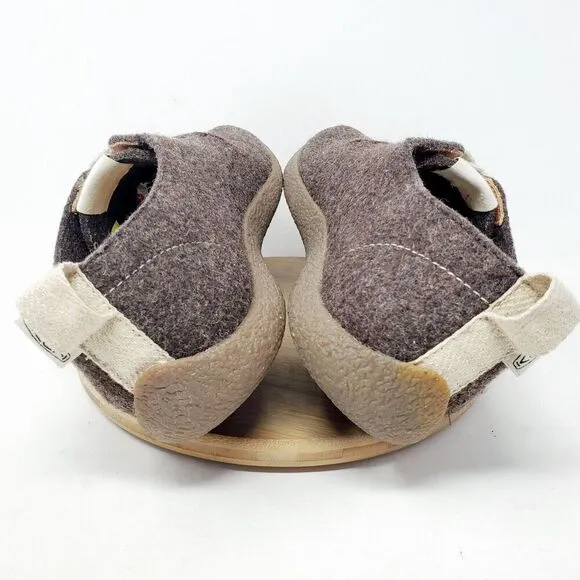 KEEN Mosey Shoes Mens 11.5 Wool Derby Brown Lace Up Low Comfort Sneaker Moc
