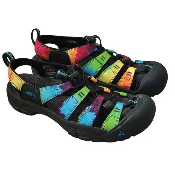 Keen Newport H2 Sandals Original Tie Dye Watersports Hiking Shoe NEW Sz 8.5