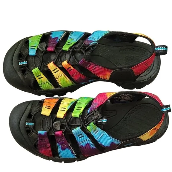 Keen Newport H2 Sandals Original Tie Dye Watersports Hiking Shoe NEW Sz 8.5
