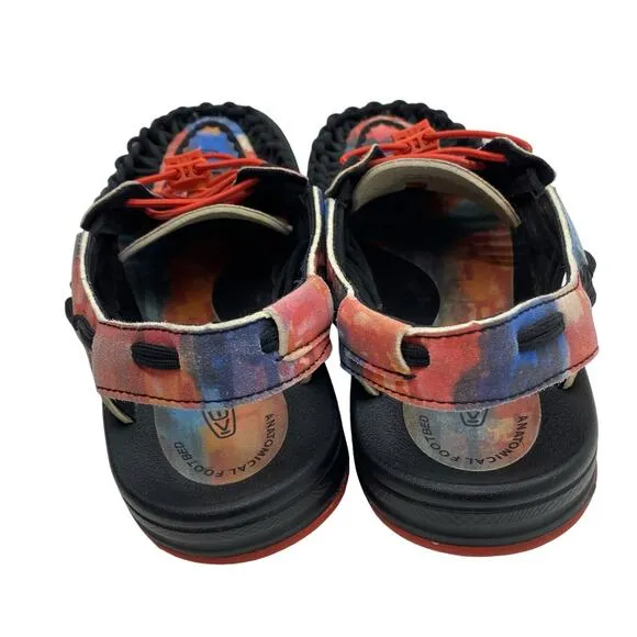 KEEN UNEEK Jerry Garcia Women’s Sandals New York at Night Tie Dye size 10.5