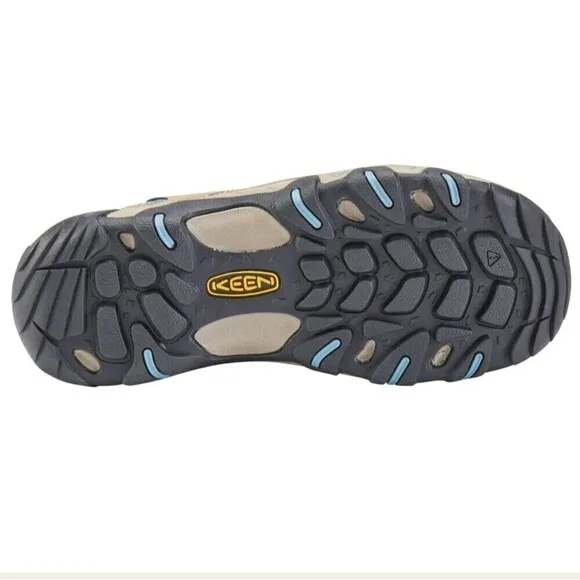 Keen Women's Size 6 Brindle Deep Sea Detroit Low Steel Toe Sneakers NEW Hiking
