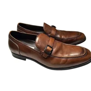 Kenneth Cole New York On Lock Bike Toe Dress Shoes, Cognac - Men's Dress Shoes S