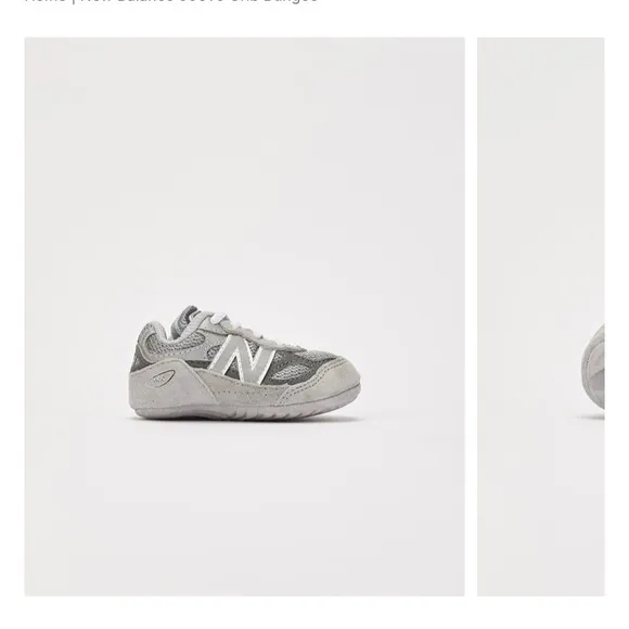 Kids' New Balance Sneakers - Gray and Black