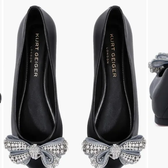 Kurt Geiger London Eagle Bow Ballet Flat