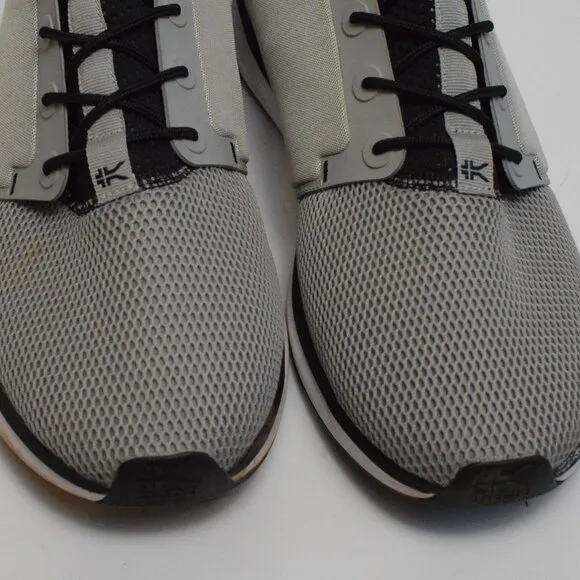 KURU Men's Atom Cloud Running Athletic Sneakers Orthotic Gray/Black/White - 13.5