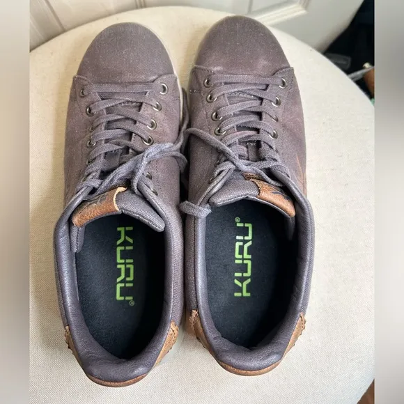 Kuru Men's Shock-absorbing, Arch-Support, Cushioned Active Work Sneakers