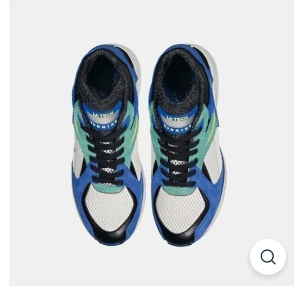 LA Gear Men’s Catapult Sneakers in Blue x Green