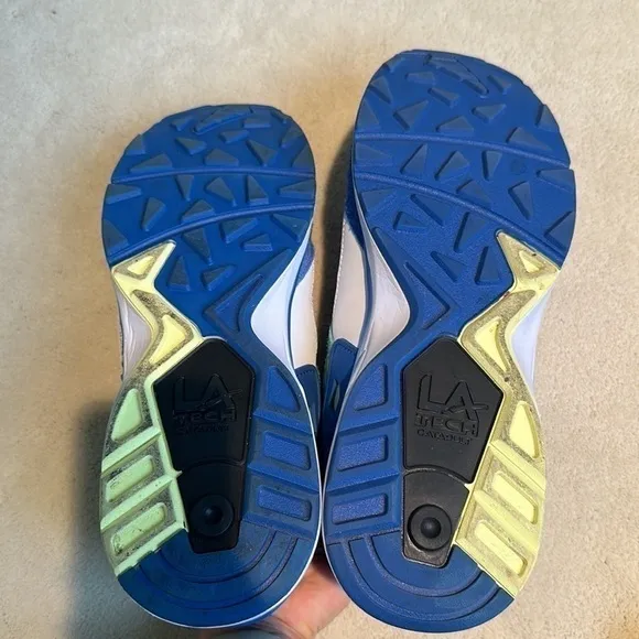 LA Gear Men’s Catapult Sneakers in Blue x Green