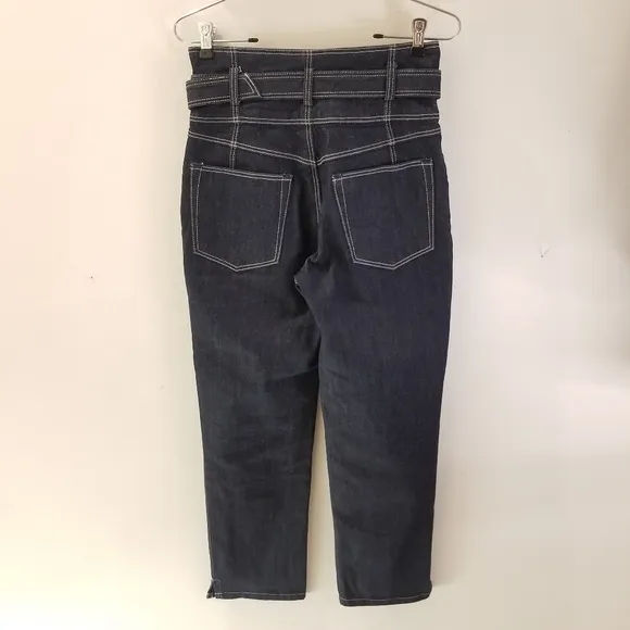 La Vie Rebecca Taylor High Waist Tapered Ankle Jean 25/26