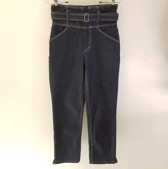 La Vie Rebecca Taylor High Waist Tapered Ankle Jean 25/26