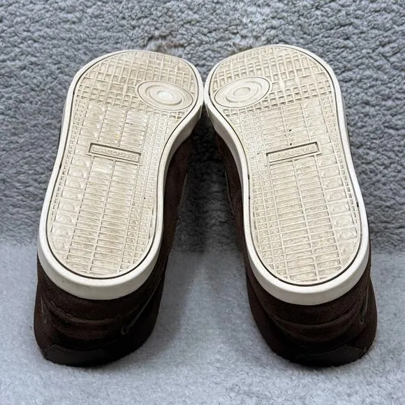 Lacoste Crosier Sail Mid Mens Size 10.5 Sneakers Shoes Brown Suede Comfort