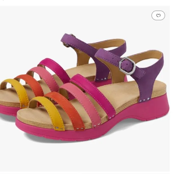 LAST PAIRS! new Dansko Roxie Sandals  Milled Nubuck 252