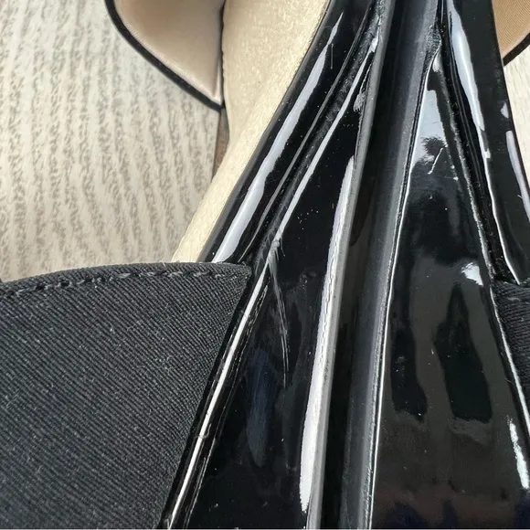 Lifestride Yolo Wedge Strappy Sandals 8.5M Black Fabric $70