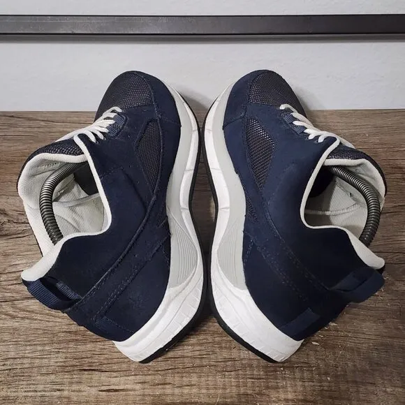 LL Bean Comfort Walking Shoes Size 9.5 Wode Blue