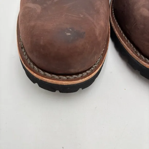 L.L. Bean Men’s 12 Brown Leather Bucksport Low Dark Cocoa Plain Toe Shoes