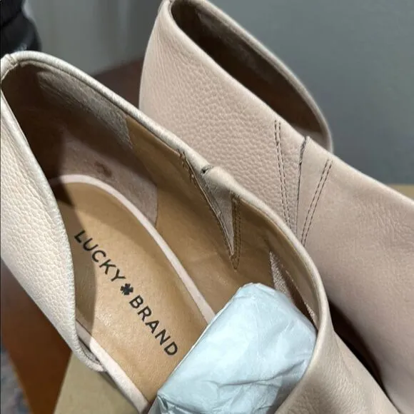 Lucky Brand Women's Peep Toe Shoes - maple sugar