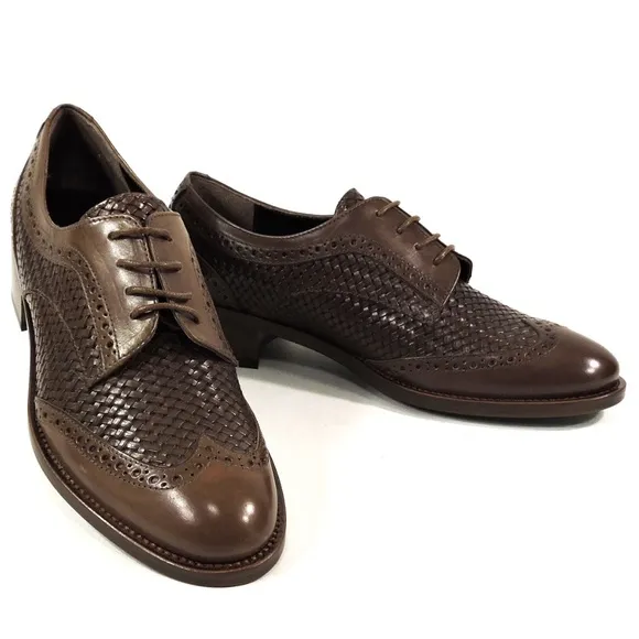 LUIGI TRAINI 🇮🇹 LEATHER COMFORT OXFORD SHOES