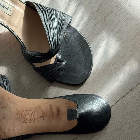 Manolo Blahnik Gray Women's Shoes