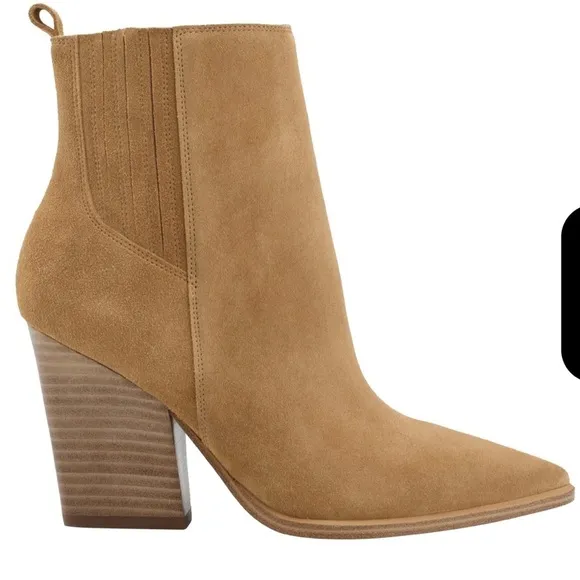 ✅MARC FISHER MARIEL HEELED WESTERN BOOTIE
