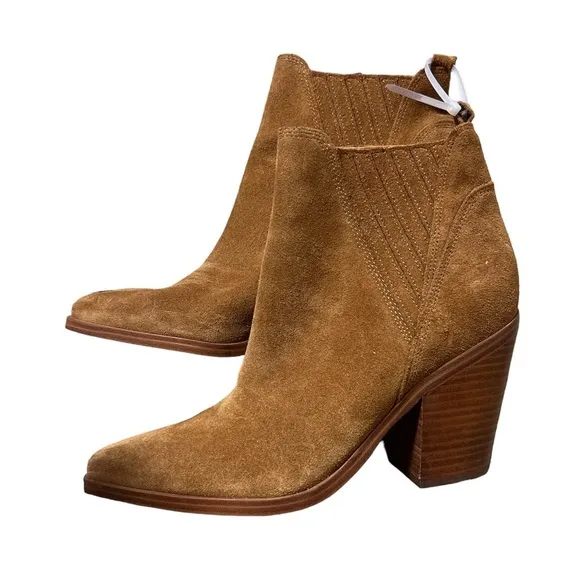 ✅MARC FISHER MARIEL HEELED WESTERN BOOTIE