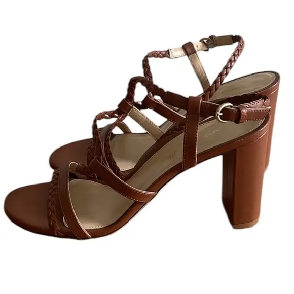 MARION PARKE Brown Strappy Women’s Sandals