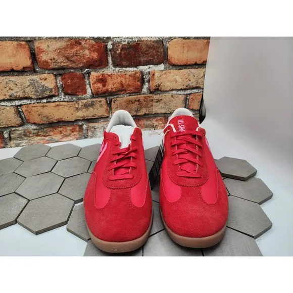 Men Sz 12 Converse Run Star Trainer Low Top Red Valentine's Day A10371C Pink