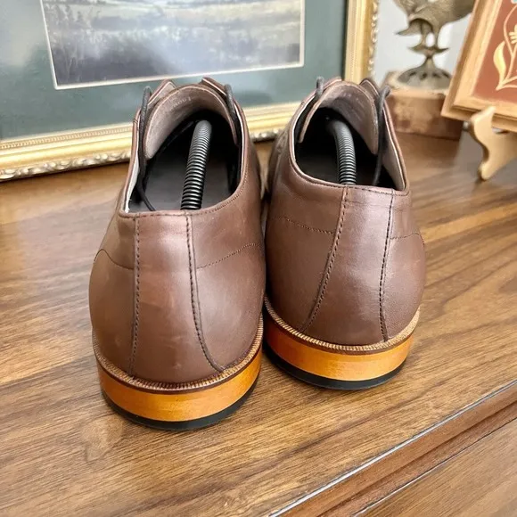 Mens ASTON GREY Ian Cap Toe Oxford Chestnut sz 13