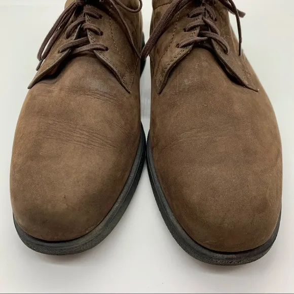 Men’s Auth Tod’s Derby Oxford Lace Up Brown Suede Lace Up Shoes Size 8