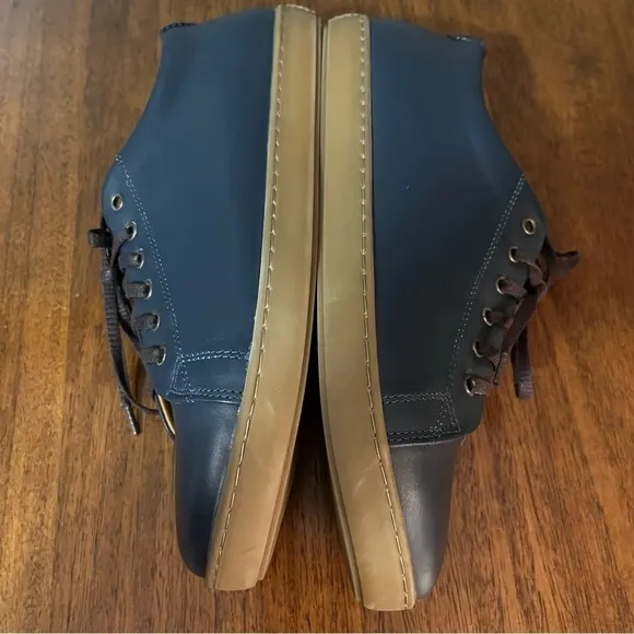 Mens blue Comfortfusse Leather Ozi Sneakers size 44 (11) with Arch Suppo…
