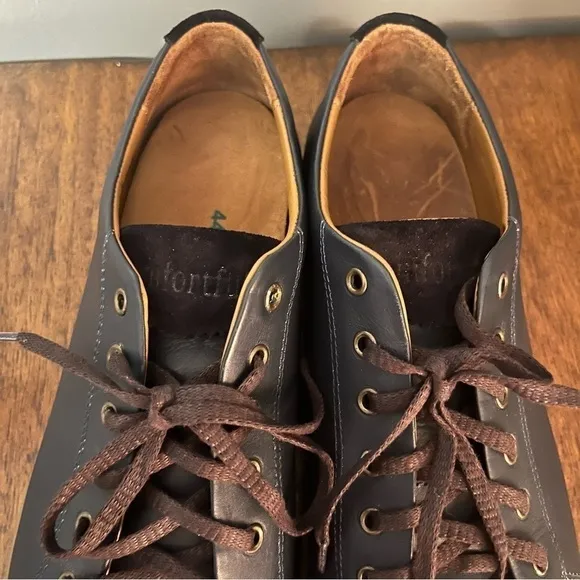 Mens blue Comfortfusse Leather Ozi Sneakers size 44 (11) with Arch Suppo…