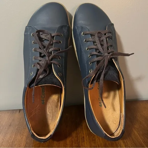 Mens blue Comfortfusse Leather Ozi Sneakers size 44 (11) with Arch Suppo…