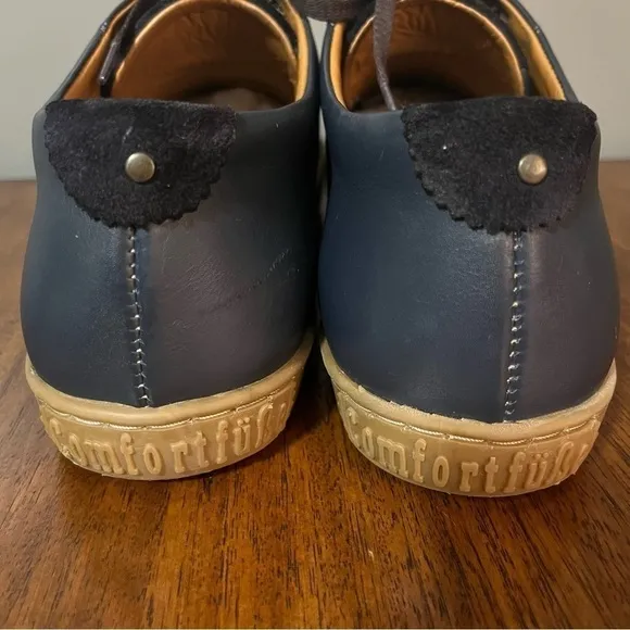 Mens blue Comfortfusse Leather Ozi Sneakers size 44 (11) with Arch Suppo…