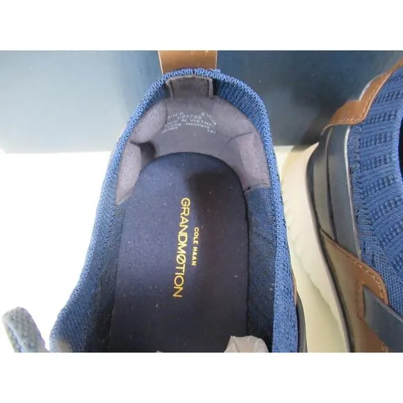 Men's Cole Haan Grand Motion Woven Stitchlite Sneakers Shoes Navy Ink Size 8.5