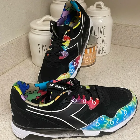 Mens Diadora N9002 Sarath Be Seen &quot;Autism Awareness&quot; Sneakers | Shoes | …