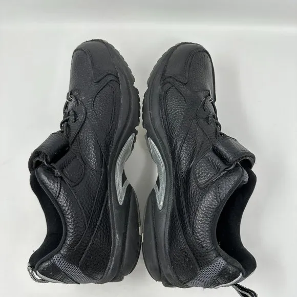 Men's Dr. Comfort Winner Walking Black Leather Diabetic Shoes 5710 Size 11.5M