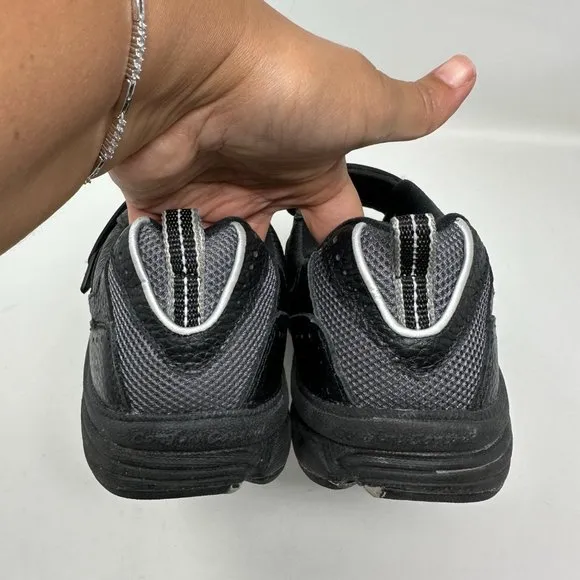 Men's Dr. Comfort Winner Walking Black Leather Diabetic Shoes 5710 Size 11.5M