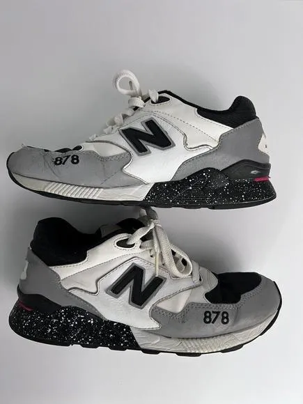 Men's New Balance 878 Gray Black White 2016 ML878SY Width D US Size 6
