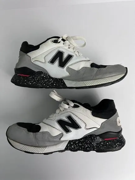 Men's New Balance 878 Gray Black White 2016 ML878SY Width D US Size 6