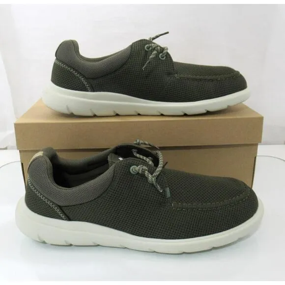Men's Sperry Top Sider Captain's Mocassin Oxford Sneakers Mesh Green Size 11