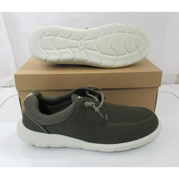 Men's Sperry Top Sider Captain's Mocassin Oxford Sneakers Mesh Green Size 11