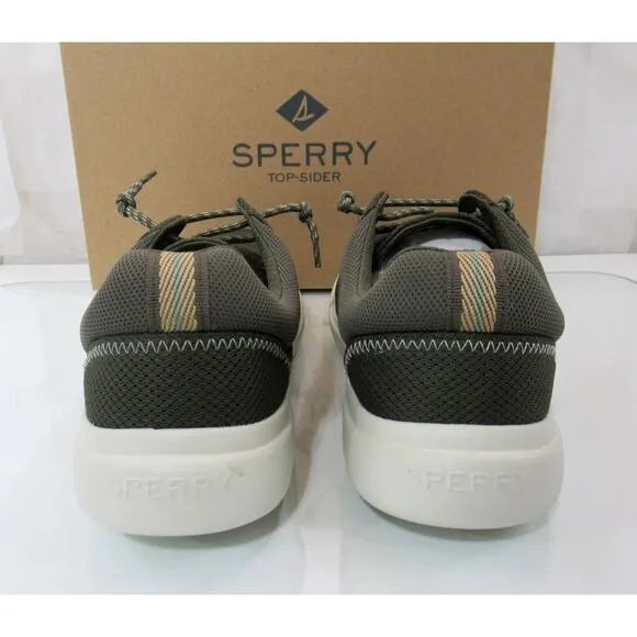 Men's Sperry Top Sider Captain's Mocassin Oxford Sneakers Mesh Green Size 11
