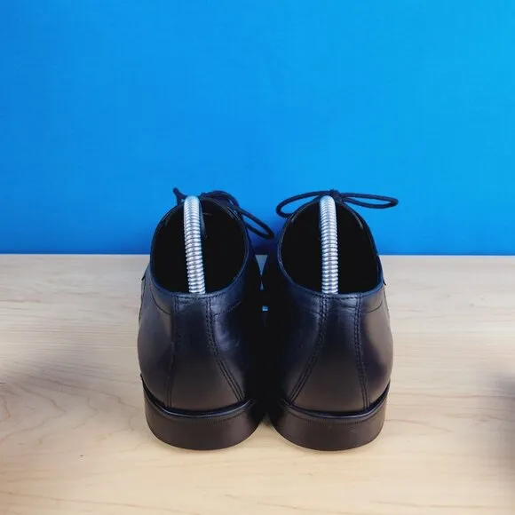 Mephisto Air-Jet Mens Size 11‎ Shoes Black genuine Leather apron toe dress Shoes