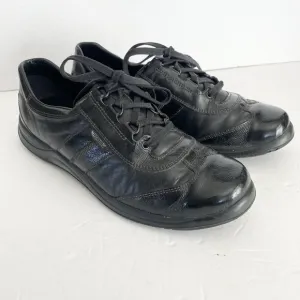 Mephisto Liria Runoff Air Jet‎ Womens Size 9 Black Leather Comfort Shoes