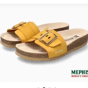 Mephisto Mabel Suede Slide Sandals, 35, New