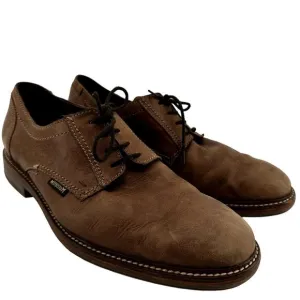 Mephisto Waino Air Jet Derby Dress Shoes Lace Up Leather Soft Air Brown 10