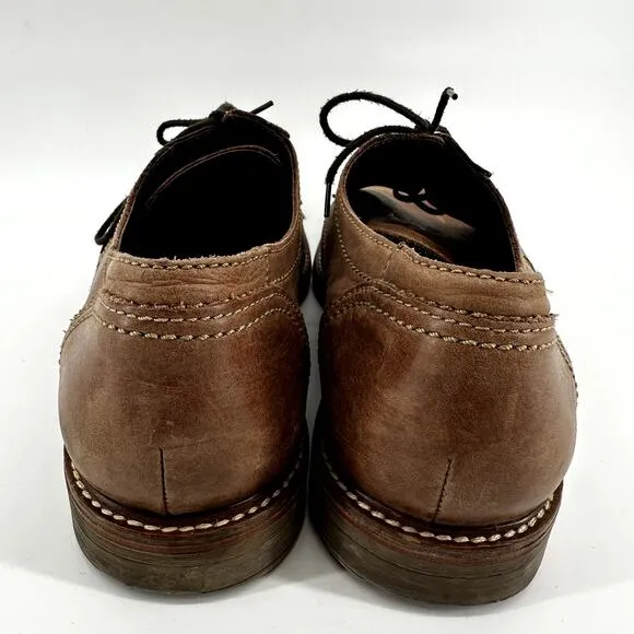 Mephisto Waino Air Jet Derby Dress Shoes Lace Up Leather Soft Air Brown 10