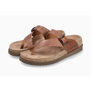 Mephisto Womens Helen Plus Leather Sandal - Desert Tan Grain NEW