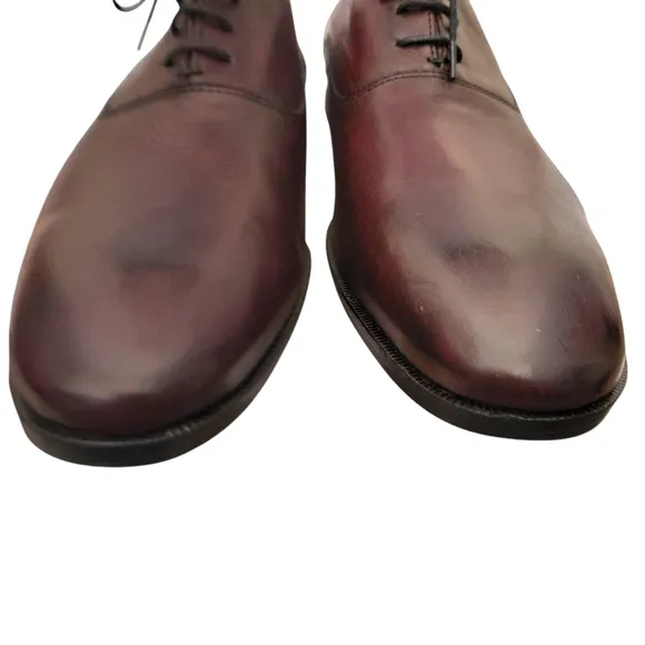 Mercanti Fiorentini Classic Toe Oxford in Burgundy Size-9.5. NWOT